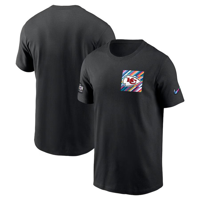 Men's Kansas City Chiefs Black 2023 Crucial Catch Sideline Tri-Blend T-Shirt